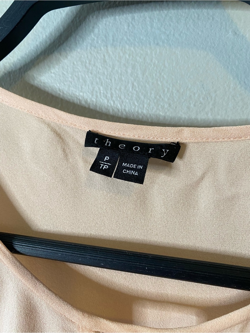 2/$25 Theory Saleya Silk Crepe Blouse - Picture 3 of 5